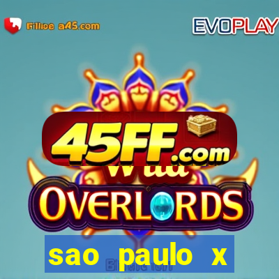 sao paulo x cruzeiro ao vivo hd